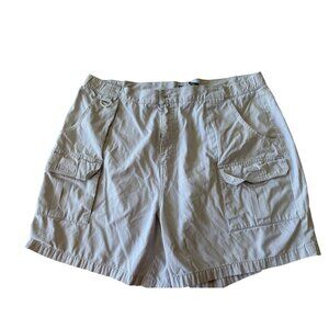 STO Mens Cargo Shorts Beige Size 42 Relaxed Fit 100% Cotton Outdoor Functional
